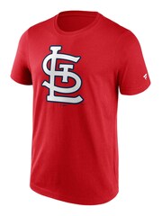 Fanatics Red MLB St. Louis Cardinals Primary Logo Graphic 100% Cotton T-Shirt - Image 2 of 3