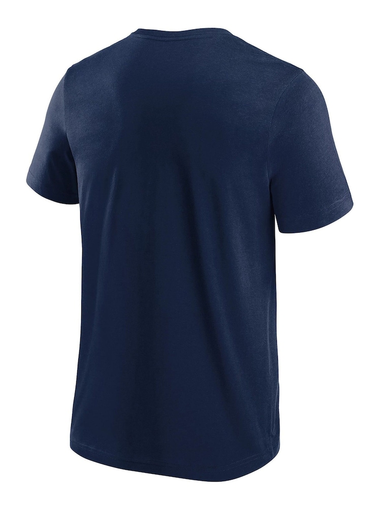 Fanatics Blue 100% Cotton MLB Tampa Bay Rays Primary Logo Graphic T-Shirt - Image 3 of 3