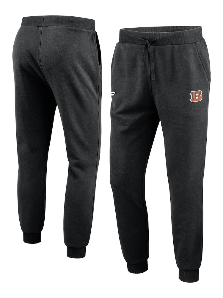 Fanatics NFL Cincinnati Bengals Primary Logo Graphic Fleece Black Joggers - Image 1 of 3