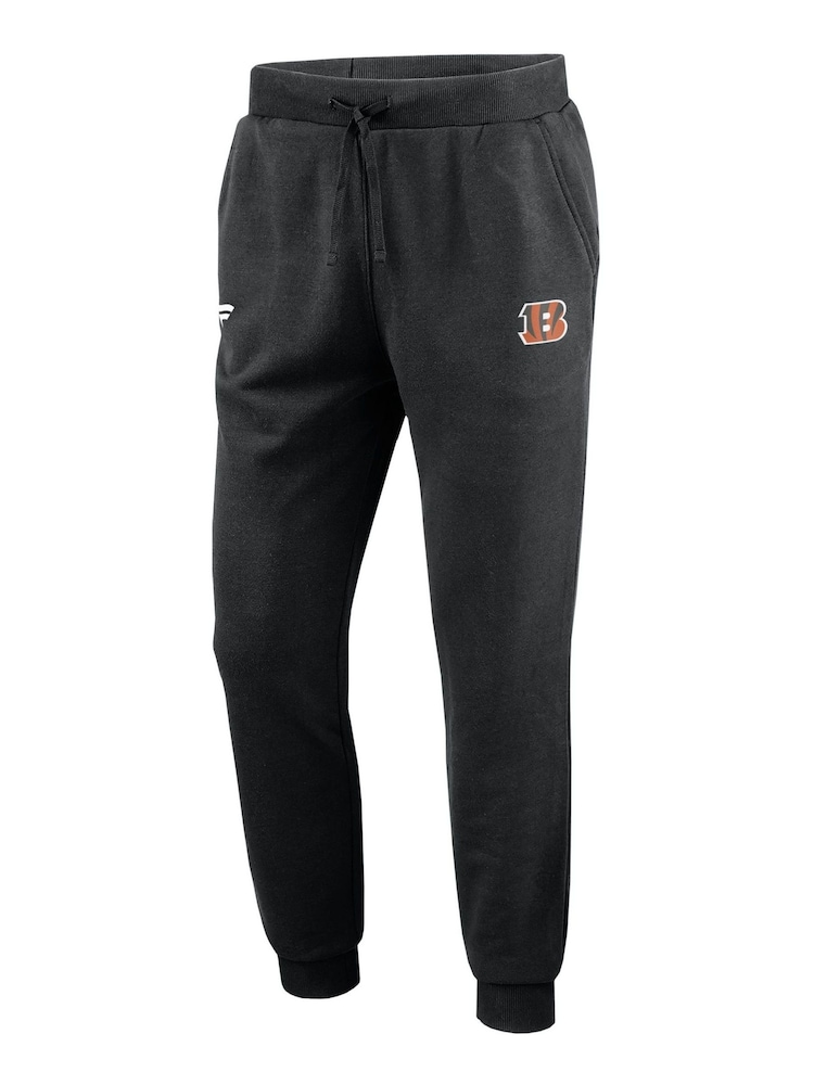 Fanatics NFL Cincinnati Bengals Primary Logo Graphic Fleece Black Joggers - Image 2 of 3