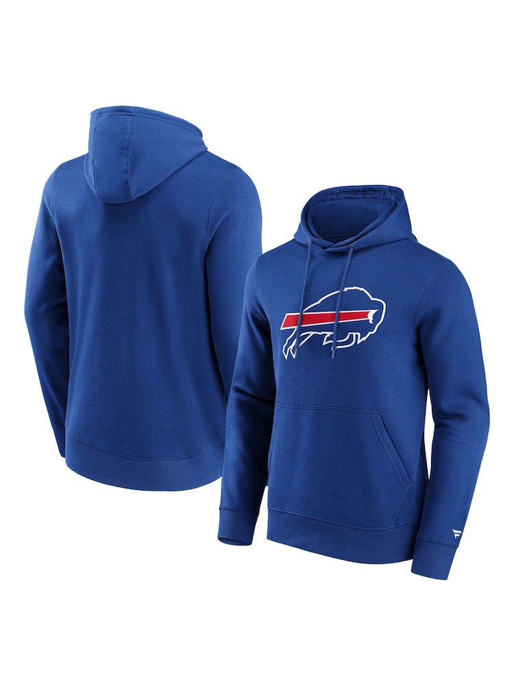 Fanatics Blue Buffalo Bills Primary Logo Graphic Hoodie - Image 1 of 3