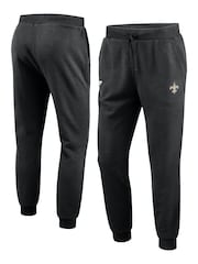 Fanatics NFL New Orleans Saints Primary Logo Graphic Fleece Black Joggers - Image 1 of 3