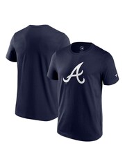 Fanatics Blue MLB Atlanta Braves Primary Logo Graphic 100% Cotton T-Shirt - Image 1 of 3