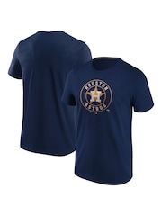 Fanatics Blue MLB Houston Astros Primary Logo Graphic 100% Cotton T-Shirt - Image 1 of 3