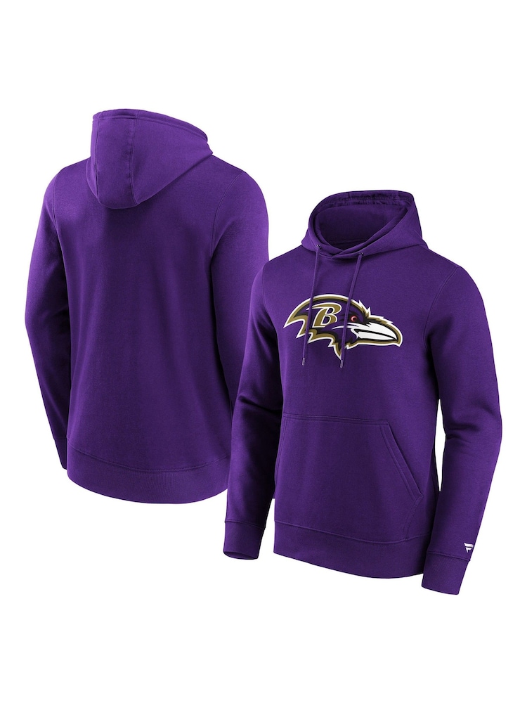 Fanatics Purple NFL Baltimore Ravens Primary Logo Graphic Hoodie - Image 1 of 3