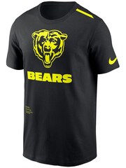 Fanatics NFL Chicago Bears VOLT Short Sleeve Dri-FIT Cotton Black T-Shirt - Image 2 of 5