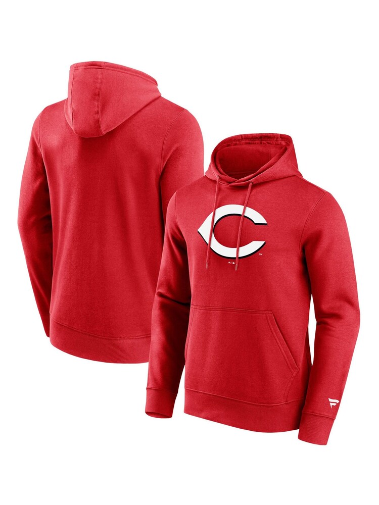 Fanatics Red MLB Cincinnati Reds Primary Logo Graphic Hoodie - Image 1 of 3