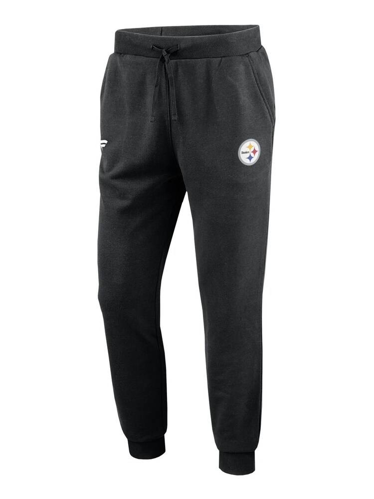 Fanatics NFL Pittsburgh Steelers Primary Logo Graphic Fleece Black Joggers - Image 2 of 3