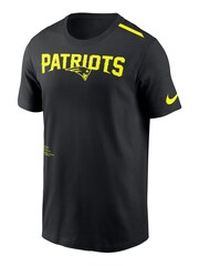 Fanatics NFL New England Patriots VOLT Short Sleeve Dri-Fit Cotton Black T-Shirt - Image 2 of 3