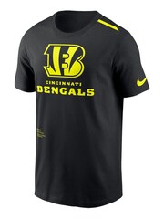 Fanatics NFL Cincinnati Bengals VOLT Short Sleeve Dri-FIT Cotton Black T-Shirt - Image 2 of 3