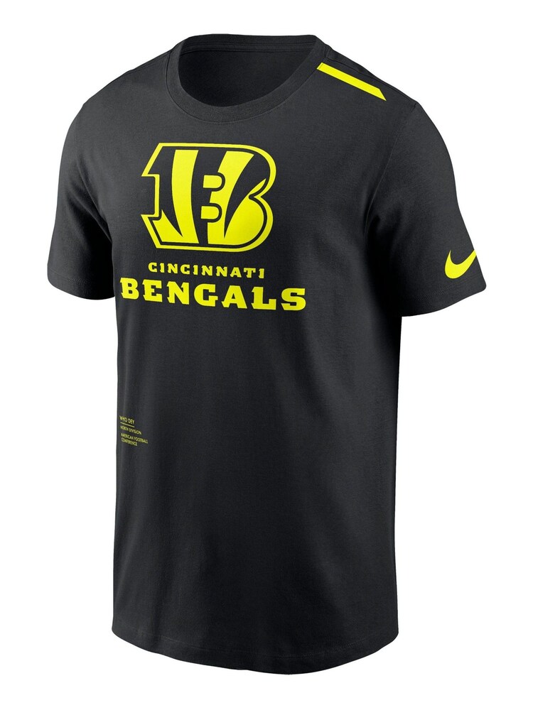 Fanatics NFL Cincinnati Bengals VOLT Short Sleeve Dri-FIT Cotton Black T-Shirt - Image 2 of 3