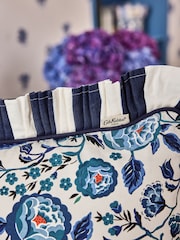 Cath Kidston Strawberry Garden Navy Strawberry Garden Polyfilled 100% Cotton Cushion - Image 3 of 6