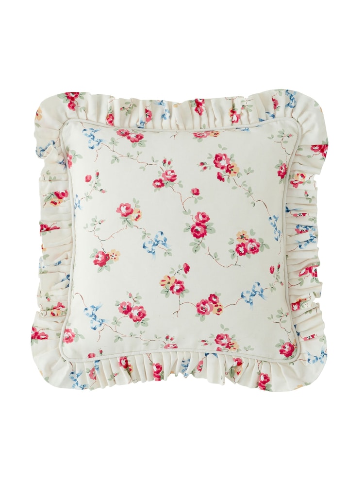 Cath Kidston Multi Rose And Bows 100% Cotton Cushion - Image 7 of 7