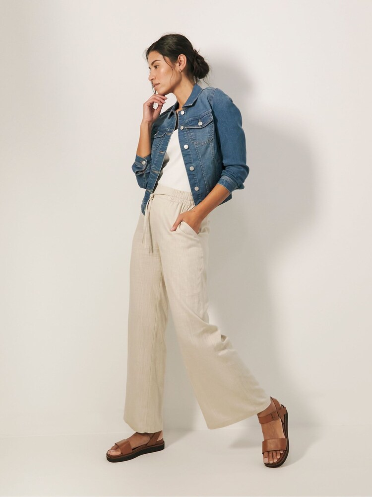 JD Williams Blue Western Denim Jacket - Image 2 of 4