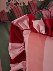 Cath Kidston Red Candy Stripe Cushion - Image 2 of 9