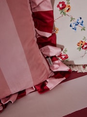 Cath Kidston Red Candy Stripe Cushion - Image 3 of 9