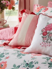 Cath Kidston Red Candy Stripe Cushion - Image 7 of 9