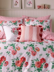Cath Kidston Red Candy Stripe Cushion - Image 9 of 9