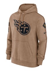 Fanatics NFL Tennessee Titans 2023 Salute To Service Brown Hoodie - Image 3 of 3