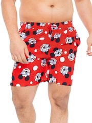 Character Red Mickey Mouse Swim Shorts - Image 1 of 6