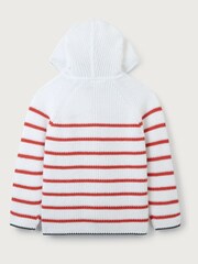 The White Company Bombažna jopica z žepom jastoga Bela jopica - Slika 10 iz 10