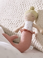 The White Company Pink Mia Mermaid Doll - Image 1 of 2