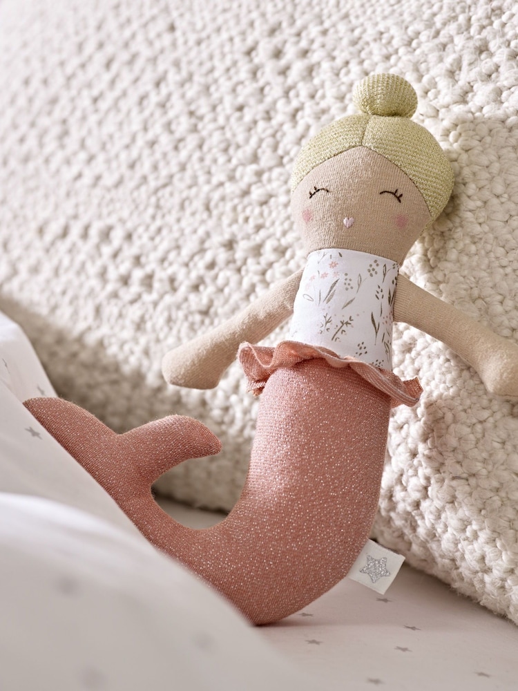 The White Company Pink Mia Mermaid Doll - Image 1 of 2
