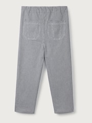 The White Company Blue Cotton Stripe Twill Trousers - Image 6 of 6