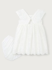The White Company Cotton Broderie White Dress - Image 12 of 12