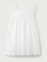The White Company Cotton Broderie White Dress - Image 9 of 12