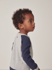 The White Company Grey Cotton Race Car Jumper - Image 2 of 9