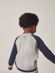 The White Company Grey Cotton Race Car Jumper - Image 4 of 9