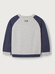 The White Company Grey Cotton Race Car Jumper - Image 9 of 9