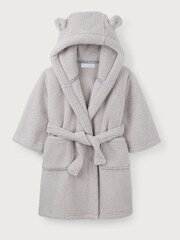 The White Company Grey Teddy Snuggle Robe - Image 1 of 2