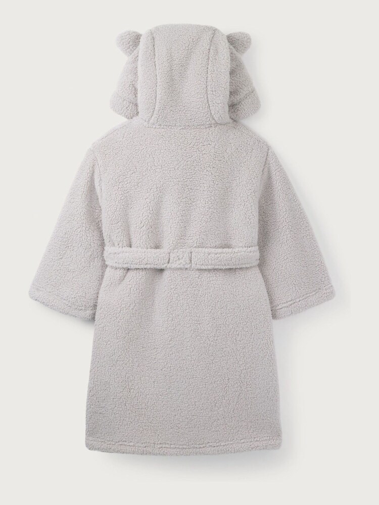 The White Company Grey Teddy Snuggle Robe - Image 2 of 2