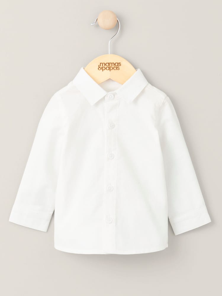 Mamas & Papas 100% Cotton White Shirt - Image 1 of 4