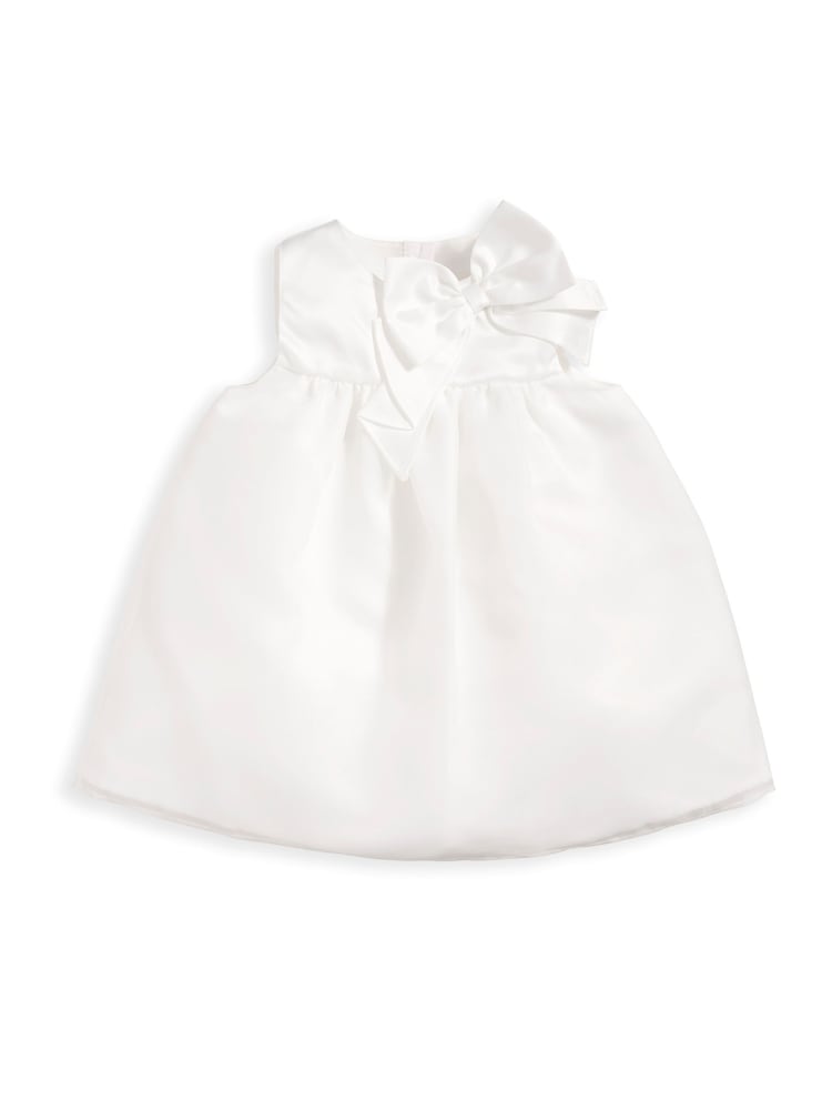 Mamas & Papas Organza Bow White Dress - Image 2 of 3