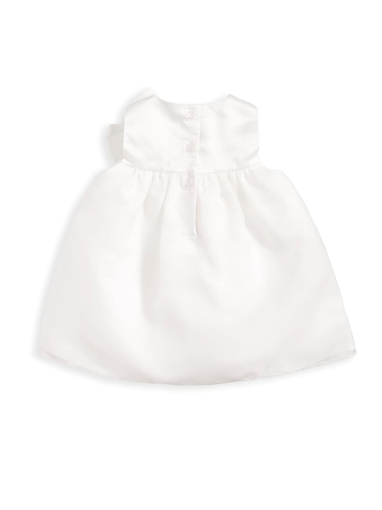Mamas & Papas Organza Bow White Dress - Image 3 of 3