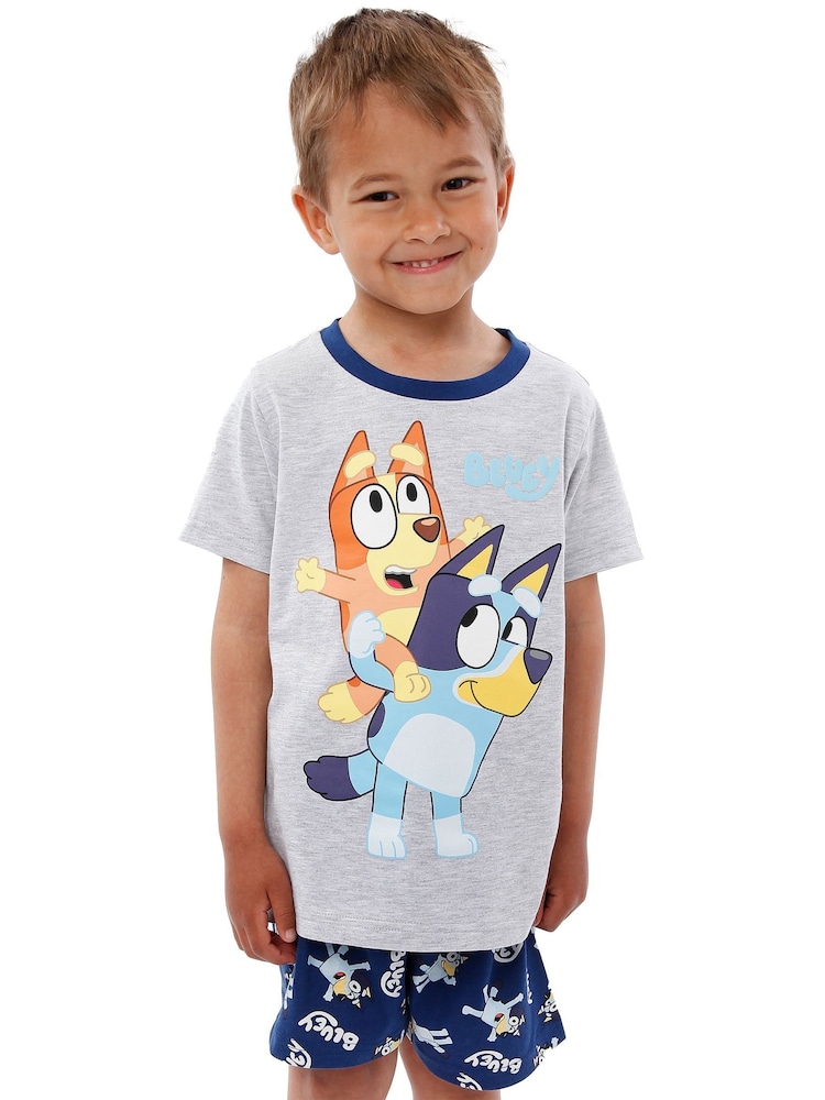 Character Grey Short 100% Cotton Pyjamas - Image 6 of 9