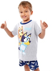 Character Grey Short 100% Cotton Pyjamas - Image 7 of 9