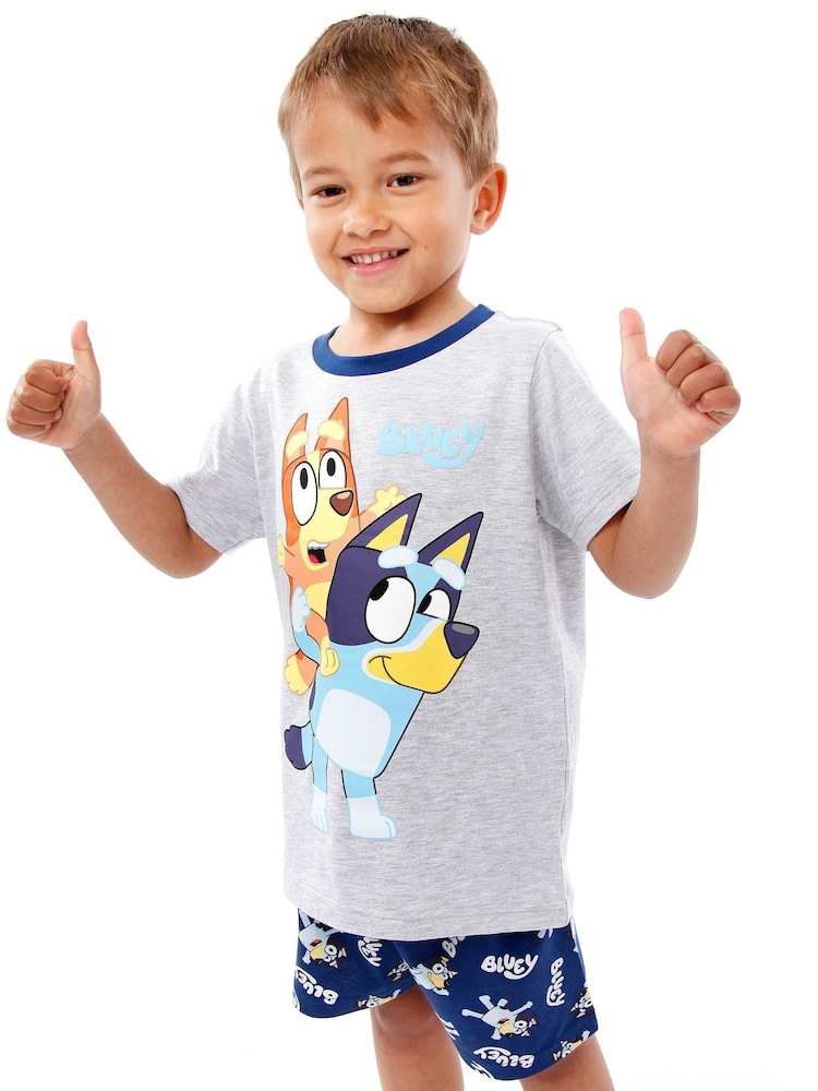 Character Grey Short 100% Cotton Pyjamas - Image 7 of 9