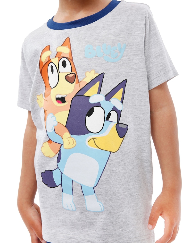 Character Grey Short 100% Cotton Pyjamas - Image 8 of 9