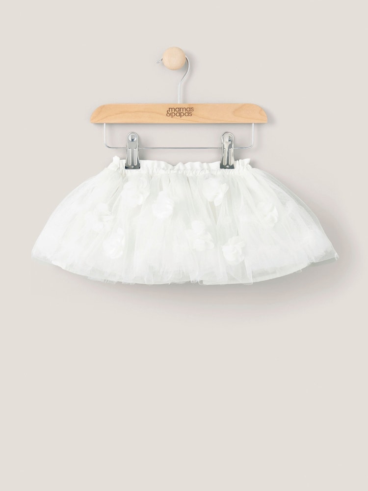 Mamas & Papas 3D Flower White Skirts - Image 2 of 4