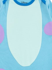 Character Blue Monsters Inc Sully 100% Cotton Sleepsuit and Hat Set - Image 5 of 6
