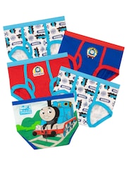 Character Blue 100% Cotton Thomas The Tank Underwear - Image 1 of 5