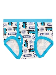 Character Blue 100% Cotton Thomas The Tank Underwear - Image 3 of 5