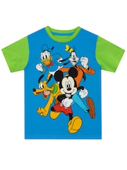 Character Green Mickey Mouse Short Pyjamas - Image 2 of 5