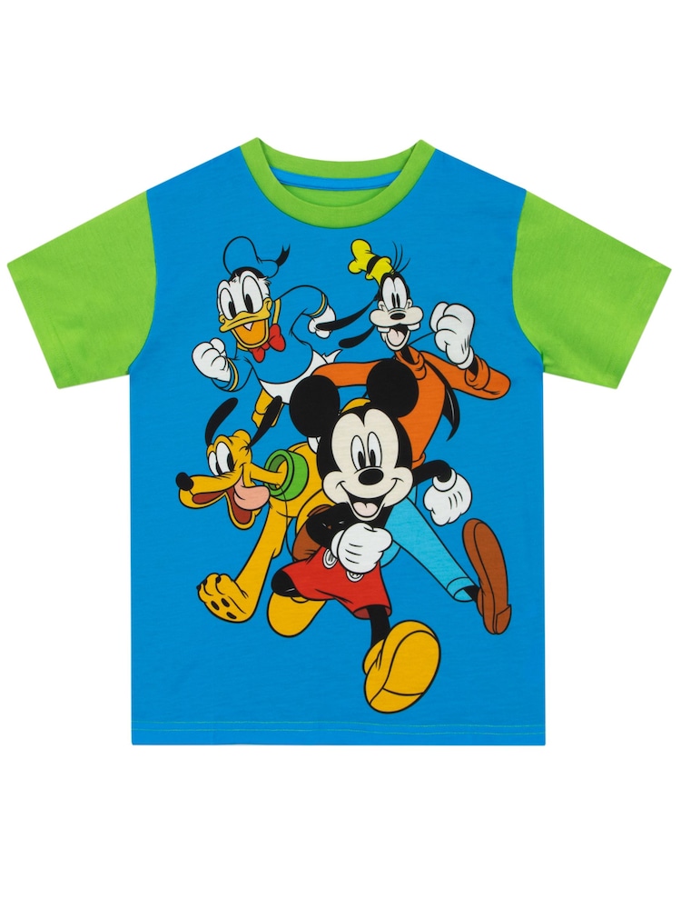Character Green Mickey Mouse Short Pyjamas - Image 2 of 5 Character Green Mickey Mouse Short Pyjamas - Image 2 of 5