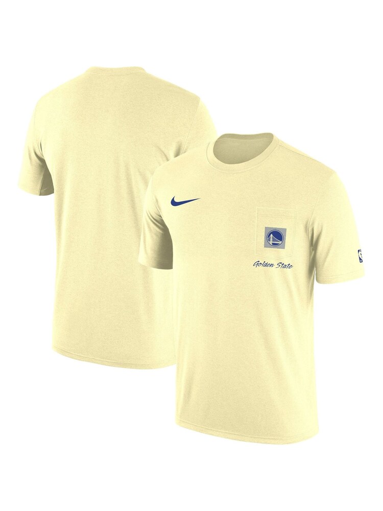 Fanatics Yellow NBA Golden State Warriors Courtside Max 90 100% Cotton T-Shirt - Image 1 of 1