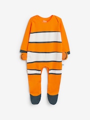 Character Orange Baby Finding Nemo 100% Cotton Sleepsuit and Hat Set - Image 2 of 3